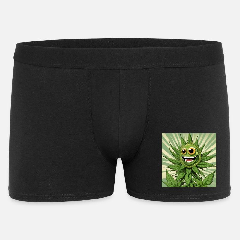 Cannabis 3 - Boxer Homme - noir