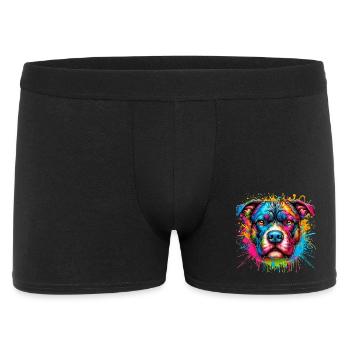 Pitbull Dog - Men's Boxer Shorts - black - Front