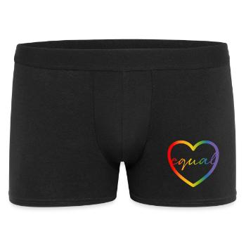 Chemise gay LGBT CSD égale - Boxer Homme - noir - Devant