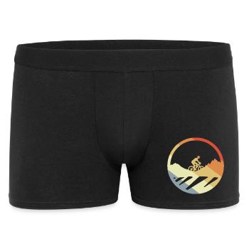 VTT Dessin Vintage - Boxer Homme - noir - Devant