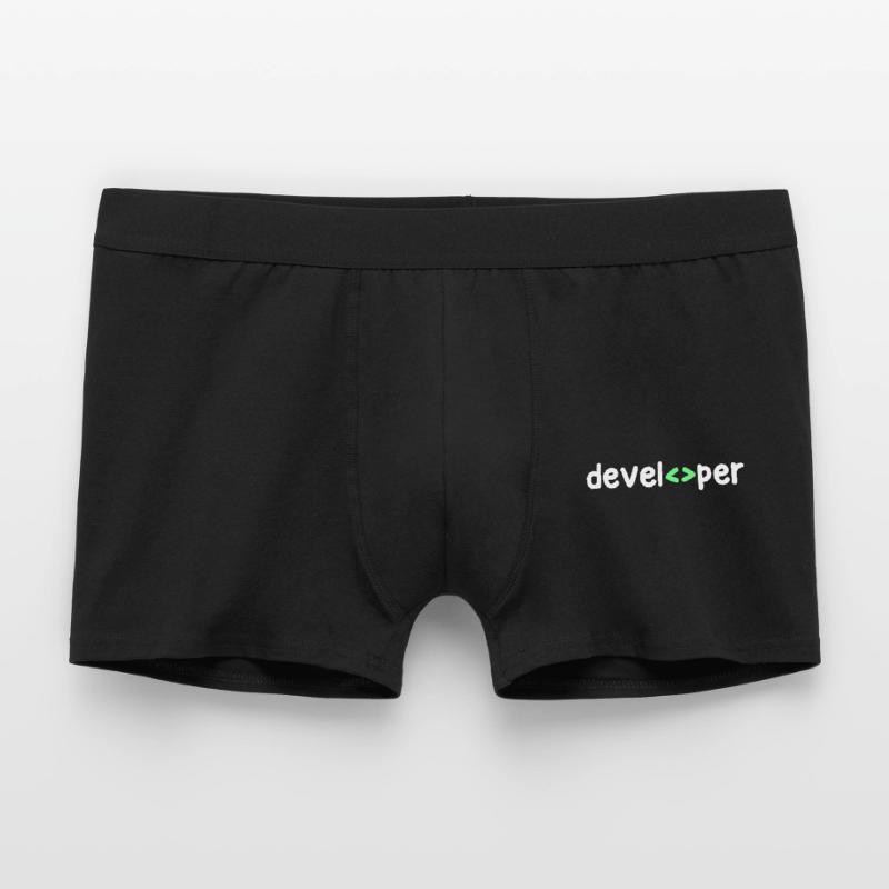 Developer Code Skripting Debug Informatik Geek Männer Boxer Shorts