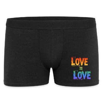 L’amour, c’est l’arc-en-ciel - Boxer Homme - noir - Devant