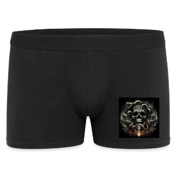 Crâne et serpents - Boxer Homme - noir - Devant