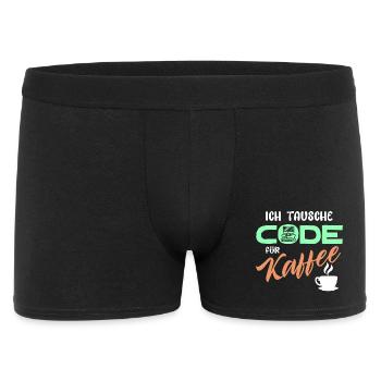 Code Développeur de déclaration Programmeur Ordinateur - Boxer Homme - noir - Devant