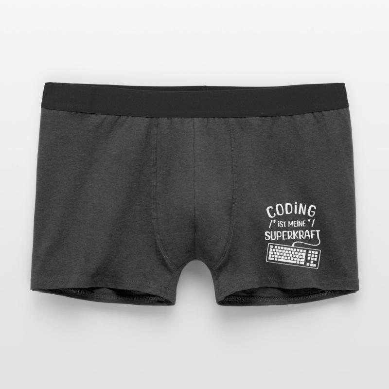 Code Skripting Statement Computerfreak Developer Männer Boxer Shorts