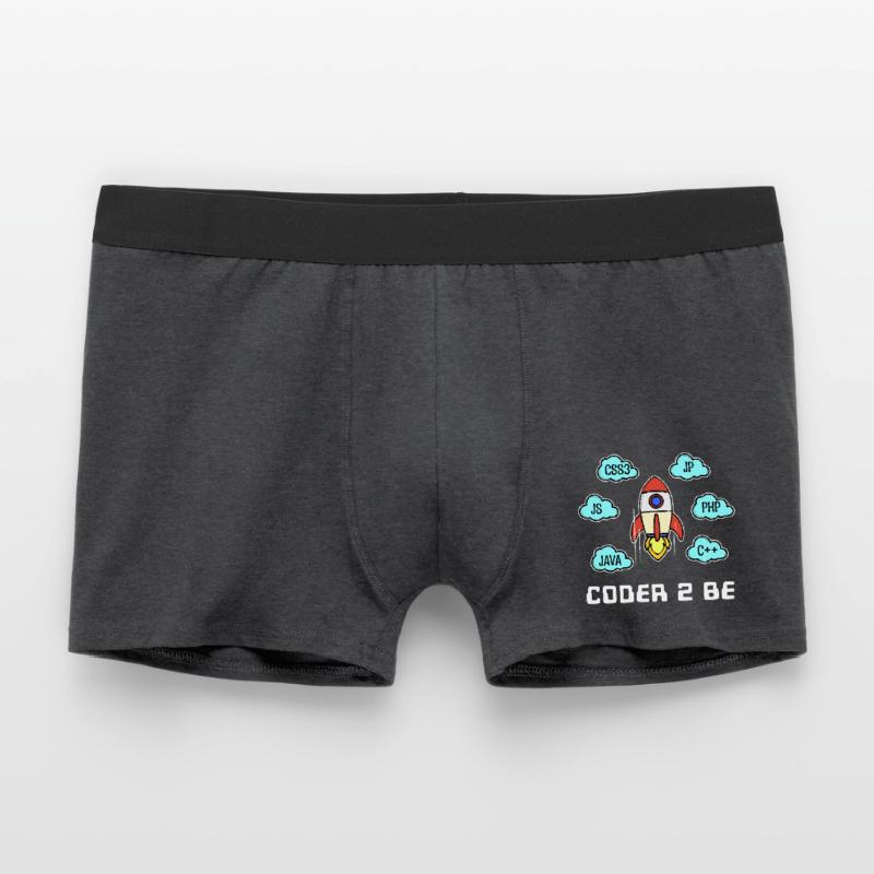 Developer Statement Css Php Java C++ Programmer Men's Boxer Shorts