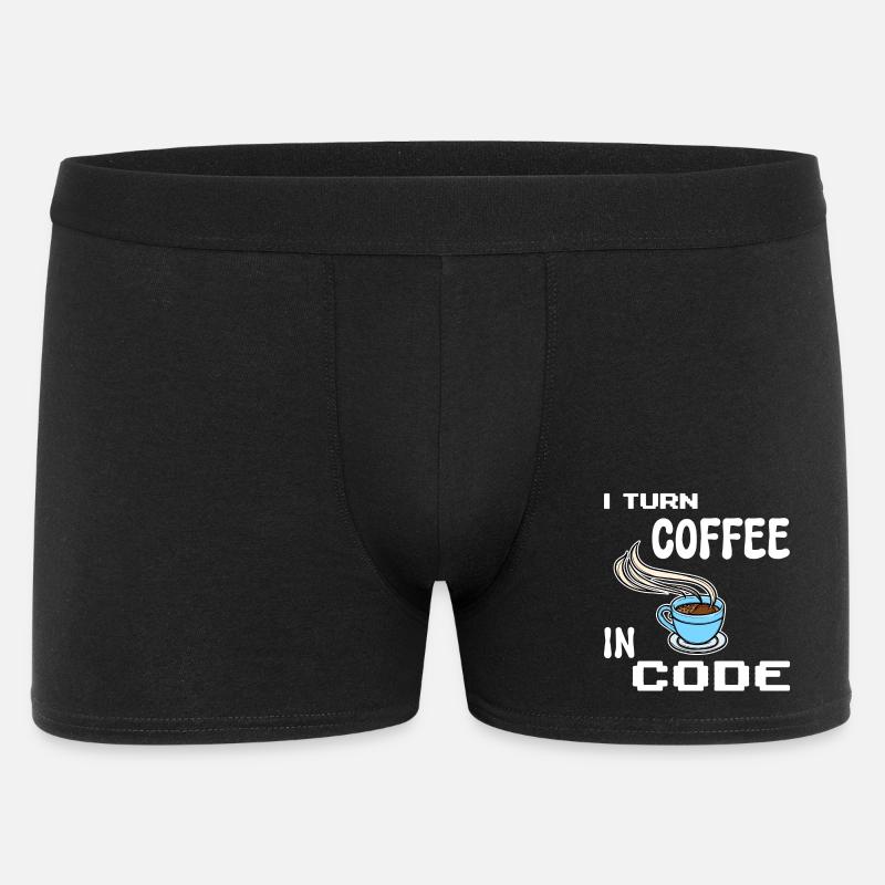 Developer Computerfreak Statement Programmierer - Männer Boxer Shorts - Schwarz