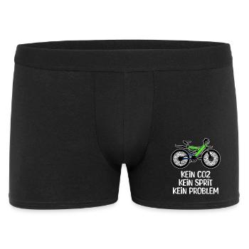 Bicycle Refueling Energy Statement Energy Storage - Men's Boxer Shorts - black - Front