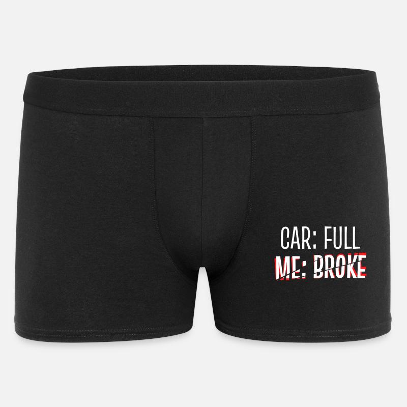 Elektrische Energie Tanken Statement Zapfsäule - Männer Boxer Shorts - Schwarz