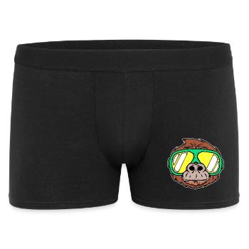 Ski holiday Winter sports Snow Winter Skiers - Men's Boxer Shorts - black - Front