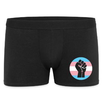 LGBTQ Pride Month - Fighting for Trans Equality - Men's Boxer Shorts - black - Front