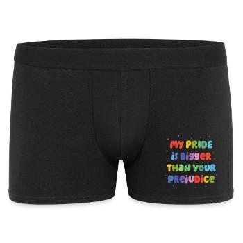 Mois de la fierté LGBT - Ma fierté est plus grande - Boxer Homme - noir - Devant
