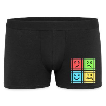 Geometric Patterns - Men's Boxer Shorts - black - Front