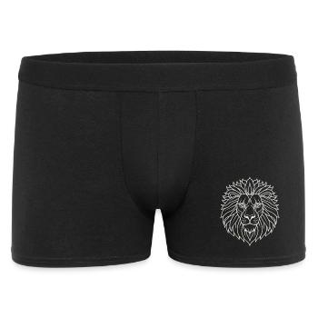 Psychedelic Lion Mandala - Men's Boxer Shorts - black - Front