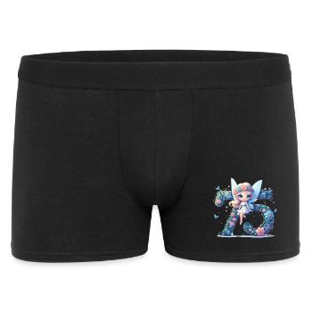 75 Years Fairy Elf Birthday Anniversary Gift - Men's Boxer Shorts - black - Front