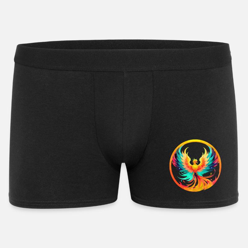 Phoenix Phönix - Männer Boxer Shorts - Schwarz