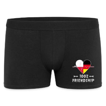 Poland and Germany 100% friendship - Men's Boxer Shorts - black - Front