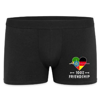 Ethiopia and Germany 100% friendship - Men's Boxer Shorts - black - Front