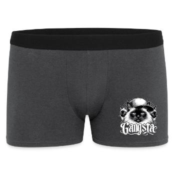 Sacred Birman Cat Birman Cat Trio Gangsta Gesche - Men's Boxer Shorts - charcoal grey - Front