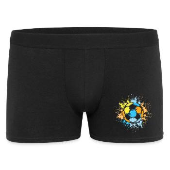 Soccer Sun Colors Color Explosion Ball Team - Men's Boxer Shorts - black - Front