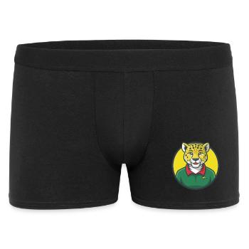 Gepard Niedliche Kawaii Cartoon Clipart Haustier Tier - Männer Boxer Shorts - Schwarz - Vorne