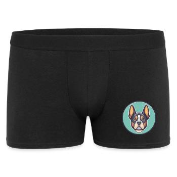 Braque Saint Germain Dog Breed Cartoon Kawaii Pet - Men's Boxer Shorts - black - Front