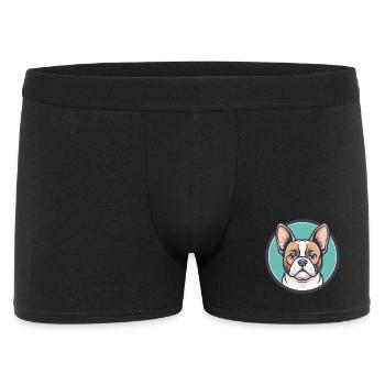 Chien Francais Blanc Et Orange Dog Breed Cartoon - Men's Boxer Shorts - black - Front