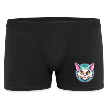 Toybob Cat Breed Cartoon Kawaii Animal Pet - Men's Boxer Shorts - black - Front