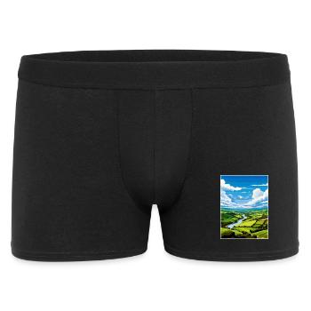 Wye Valley Aonb Affiche de voyage Souvenir Peinture WPA - Boxer Homme - noir - Devant