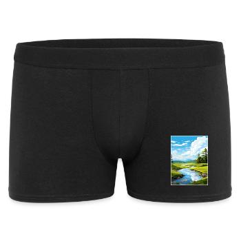 Lagan Valley Aonb Affiche de voyage Souvenir Peinture WPA - Boxer Homme - noir - Devant