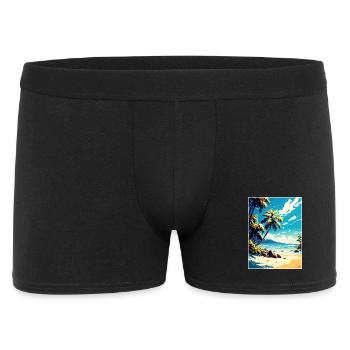 Zanzibar Tanzanie Affiche de voyage Peinture Souvenir WPA - Boxer Homme - noir - Devant