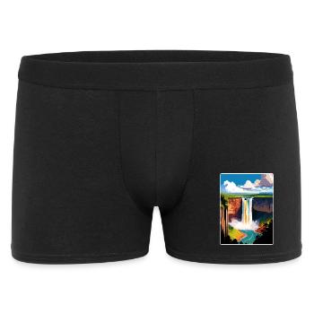 Guyana Caraïbes Voyage Affiche Souvenir Peinture WPA - Boxer Homme - noir - Devant