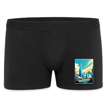 Séoul Corée du Sud Affiche de voyage Peinture Souvenir WPA - Boxer Homme - noir - Devant