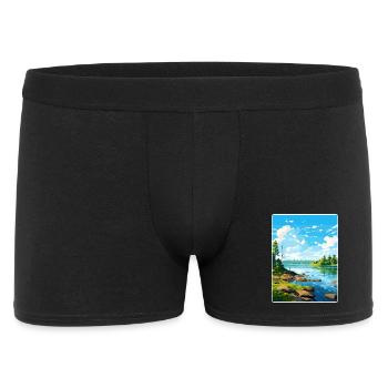 Parc national des Voyageurs Affiche de voyage Souvenir WPA - Boxer Homme - noir - Devant