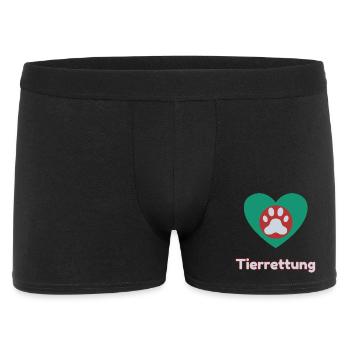 Animal rescue - Men's Boxer Shorts - black - Front