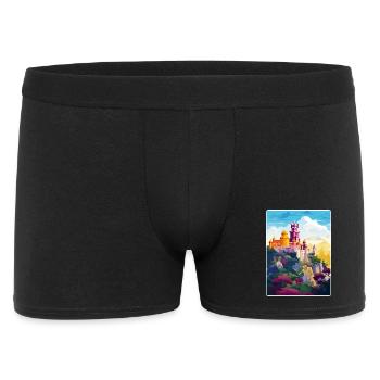 Sintra Portugal Affiche de voyage Peinture Souvenir WPA - Boxer Homme - noir - Devant
