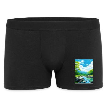 Golitha Falls Angleterre Affiche de voyage Souvenir WPA - Boxer Homme - noir - Devant