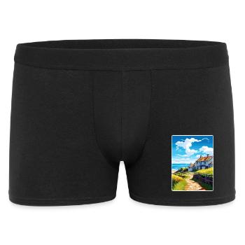 Gorran Haven Angleterre Affiche de voyage Souvenir WPA - Boxer Homme - noir - Devant