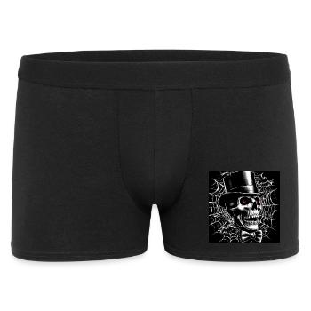 Halloween Elegant Skull - Men's Boxer Shorts - black - Front