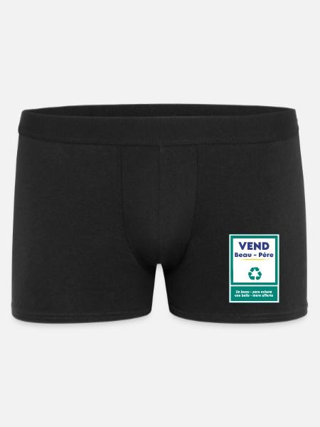 Verkauft den Schwiegervater - Männer Boxer Shorts - Schwarz