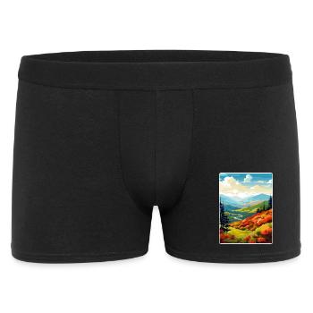 Affiche de voyage du parc national des Great Smoky Mountains - Boxer Homme - noir - Devant