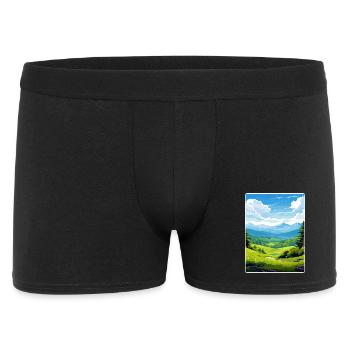 Affiche de voyage du parc national des Great Smoky Mountains - Boxer Homme - noir - Devant