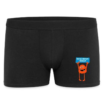 Monstre Maman Câlin Halloween Bande Dessinée Cool Dictons - Boxer Homme - noir - Devant