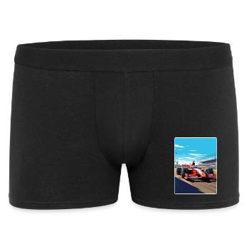 Melbourne Circuit Motorsport Rennen Australien Rennen - Männer Boxer Shorts - Schwarz - Vorne