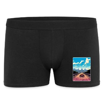 Austin Circuit Motorsport Race Texas Affiche de voyage - Boxer Homme - noir - Devant