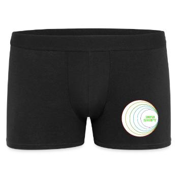 Décalage vers le rouge - Boxer Homme - noir - Devant
