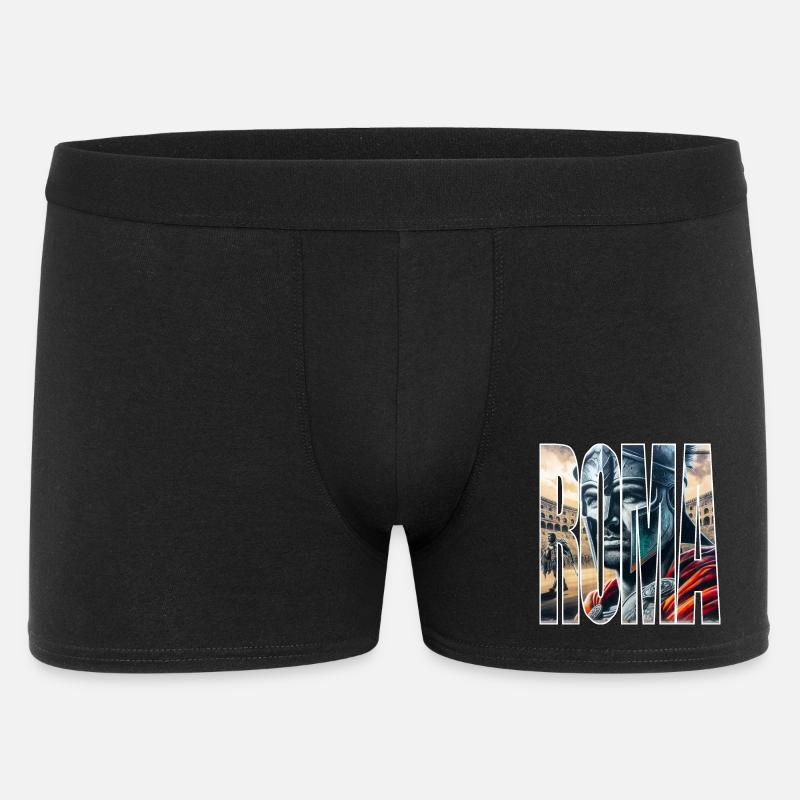 ROMA - Männer Boxer Shorts - Schwarz
