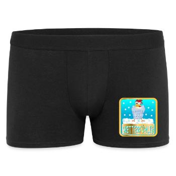 WETTERFÜHLIGKEIT - Männer Boxer Shorts - Schwarz - Vorne