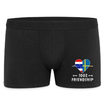Thailand and Sweden 100% friendship - Men's Boxer Shorts - black - Front