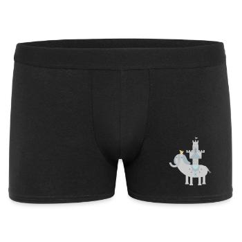 elephant and castle l no text - Men's Boxer Shorts - black - Front